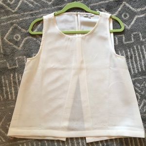 Madewell Sleeveless Cream Top